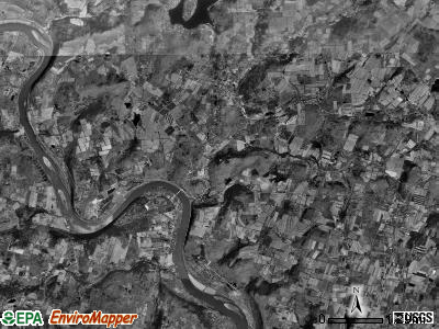 Falls township, Pennsylvania satellite photo by USGS