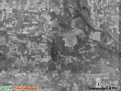 French Creek township, Pennsylvania satellite photo by USGS