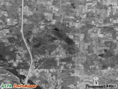 Deer Creek township, Pennsylvania satellite photo by USGS