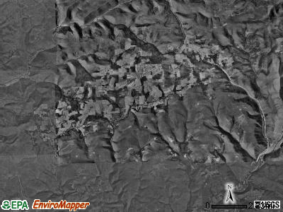 Cogan House township, Pennsylvania satellite photo by USGS