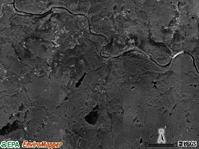 Shohola township, Pennsylvania satellite photo by USGS