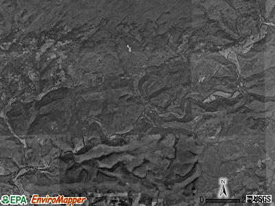 Plunketts Creek township, Pennsylvania satellite photo by USGS