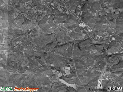 Frenchcreek township, Pennsylvania satellite photo by USGS