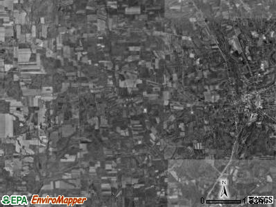 West Salem township, Pennsylvania satellite photo by USGS