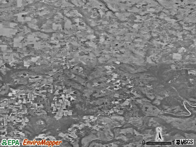 Farmington township, Pennsylvania satellite photo by USGS