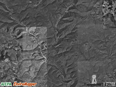 Cummings township, Pennsylvania satellite photo by USGS