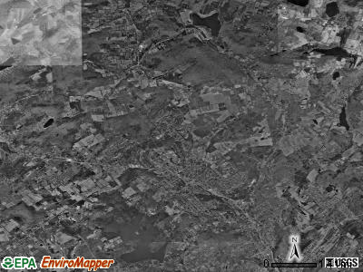 Dallas township, Pennsylvania satellite photo by USGS