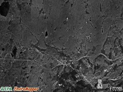 Milford township, Pennsylvania satellite photo by USGS
