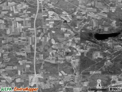 Lake township, Pennsylvania satellite photo by USGS