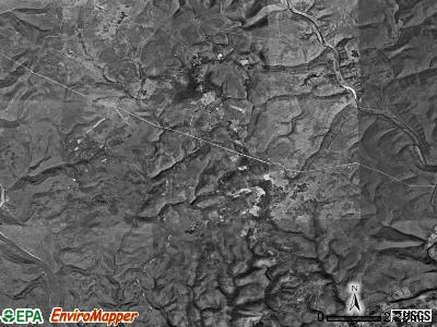 Gallagher township, Pennsylvania satellite photo by USGS