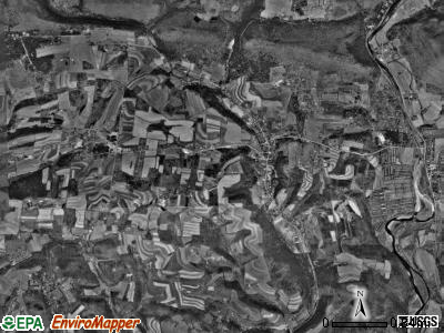 Eldred township, Pennsylvania satellite photo by USGS