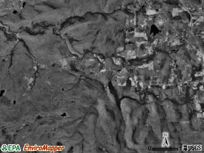 Spring Brook township, Pennsylvania satellite photo by USGS