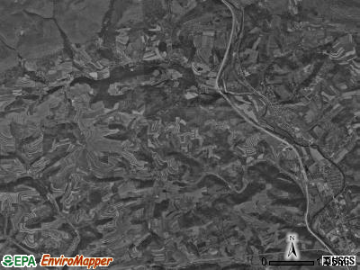 Lycoming township, Pennsylvania satellite photo by USGS