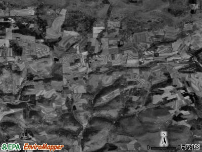 Mill Creek township, Pennsylvania satellite photo by USGS