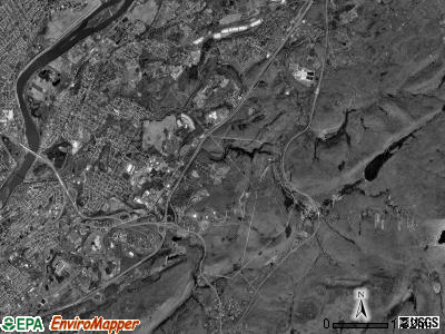 Plains township, Pennsylvania satellite photo by USGS