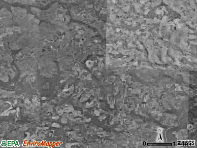 Eldred township, Pennsylvania satellite photo by USGS