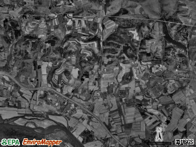 Muncy township, Pennsylvania satellite photo by USGS