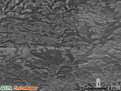 Pine township, Pennsylvania satellite photo by USGS