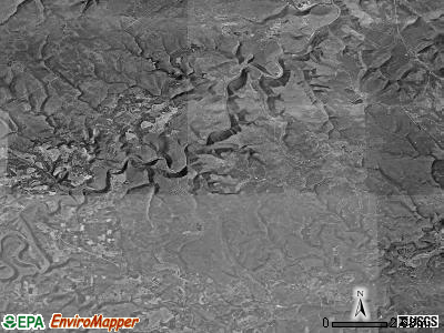 Burnside township, Pennsylvania satellite photo by USGS