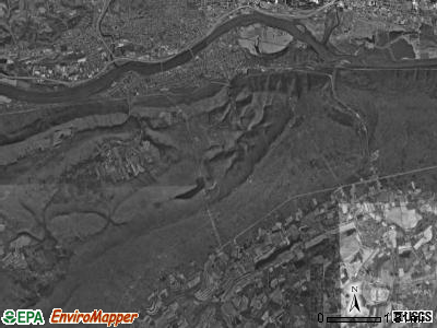 Armstrong township, Pennsylvania satellite photo by USGS