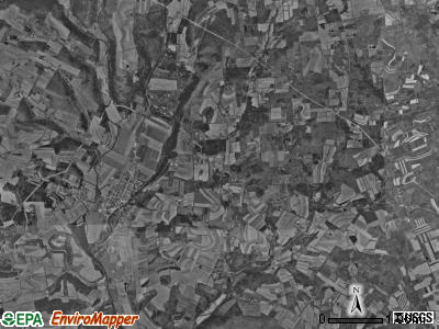 Benton township, Pennsylvania satellite photo by USGS