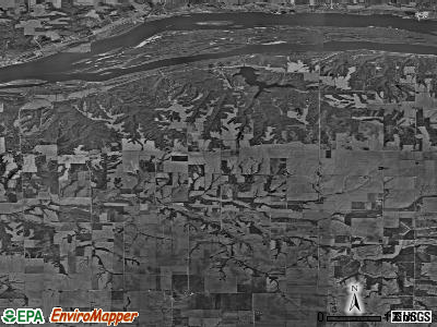 Buffalo Prairie township, Illinois satellite photo by USGS