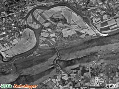 Nippenose township, Pennsylvania satellite photo by USGS