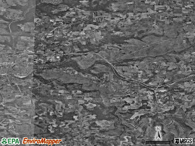 Pine Creek township, Pennsylvania satellite photo by USGS