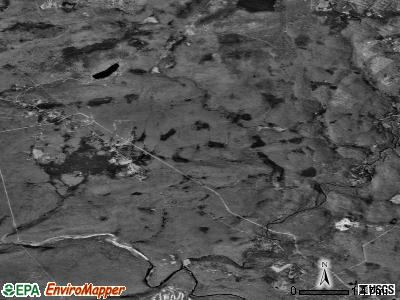Buck township, Pennsylvania satellite photo by USGS