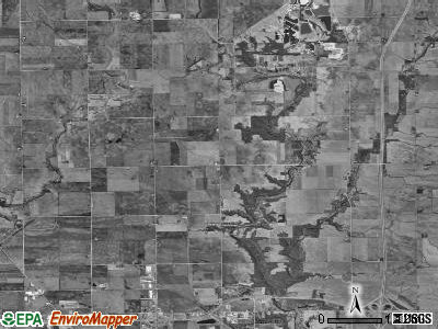 Dimmick township, Illinois satellite photo by USGS