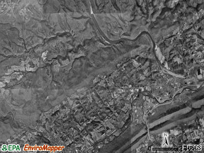 Bald Eagle township, Pennsylvania satellite photo by USGS
