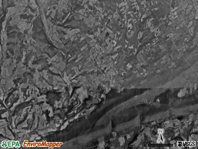 Fishing Creek township, Pennsylvania satellite photo by USGS