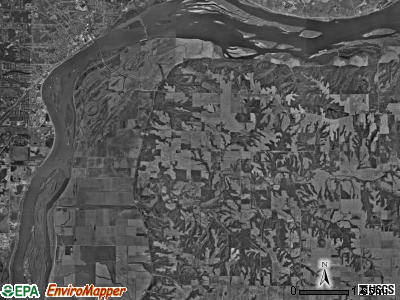 Drury township, Illinois satellite photo by USGS