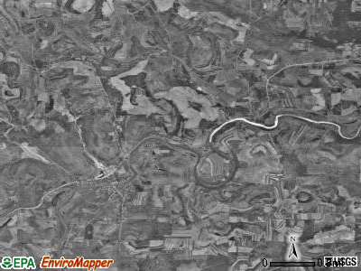 Clover township, Pennsylvania satellite photo by USGS