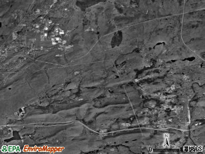Dennison township, Pennsylvania satellite photo by USGS