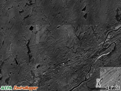 Middle Smithfield township, Pennsylvania satellite photo by USGS