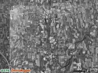 Wilmington township, Pennsylvania satellite photo by USGS