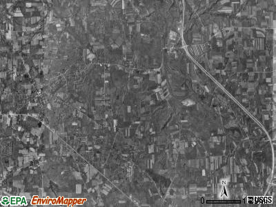 Pulaski township, Pennsylvania satellite photo by USGS