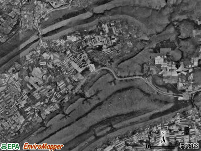 Lamar township, Pennsylvania satellite photo by USGS