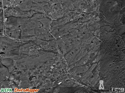 Pocono township, Pennsylvania satellite photo by USGS