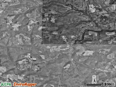 Parker township, Pennsylvania satellite photo by USGS