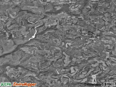 Beaver township, Pennsylvania satellite photo by USGS