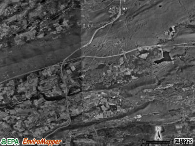 Butler township, Pennsylvania satellite photo by USGS