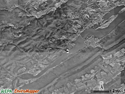 Howard township, Pennsylvania satellite photo by USGS