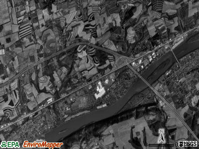 South Centre township, Pennsylvania satellite photo by USGS