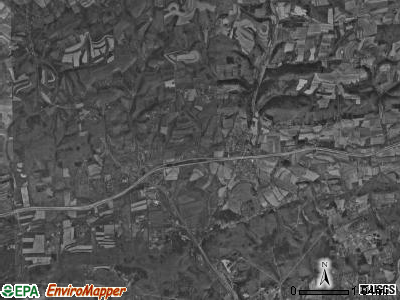 Valley township, Pennsylvania satellite photo by USGS