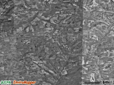 Concord township, Pennsylvania satellite photo by USGS