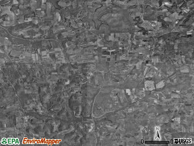 Clay township, Pennsylvania satellite photo by USGS