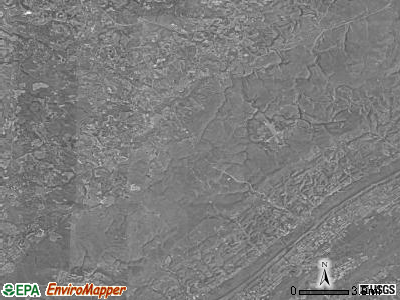 Rush township, Pennsylvania satellite photo by USGS