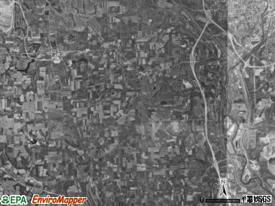 North Beaver township, Pennsylvania satellite photo by USGS